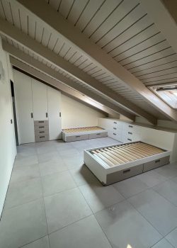 camerette su misura mansarda-biassono-mobili